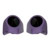 Advanblack Purple Abyss Denim 6.5 Inch King Tour Trunk Pack Rear Speaker Pods Rear Speakers Fits for Harley Touring Electra Glide Street Glide Road Glide Ultra 2014-2025, Left and Right view 4