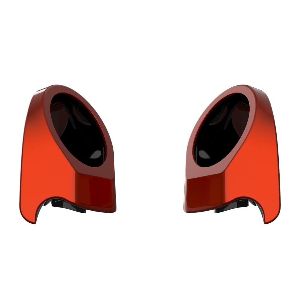 Advanblack Whiskey Firestorm 6.5 Inch King Tour Trunk Pack Rear Speaker Pods Rear Speakers Fits for Harley Touring Electra Glide Street Glide Road Glide Ultra 2014-2025, Left and Right