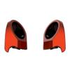 Advanblack Whiskey Firestorm 6.5 Inch King Tour Trunk Pack Rear Speaker Pods Rear Speakers Fits for Harley Touring Electra Glide Street Glide Road Glide Ultra 2014-2025, Left and Right view 1