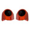 Advanblack Whiskey Firestorm 6.5 Inch King Tour Trunk Pack Rear Speaker Pods Rear Speakers Fits for Harley Touring Electra Glide Street Glide Road Glide Ultra 2014-2025, Left and Right view 3