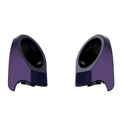 Advanblack Mystic Shift 6.5 Inch King Tour Trunk Pack Rear Speaker Pods Rear Speakers Fits for Harley Touring Electra Glide Street Glide Road Glide Ultra Limited Tri Glide 2014-2025, Left and Right