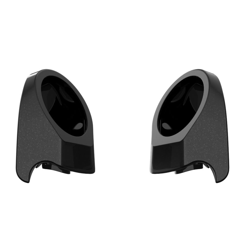 Advanblack Raven Fade 6.5 Inch King Tour Trunk Pack Rear Speaker Pods Rear Speakers Fits for Harley Touring Electra Glide Street Glide Road Glide Ultra Limited Tri Glide 2014-2025, Left and Right