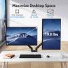 Acer Dual Monitor Arm, Computer Desk Arm with VESA Mounts for 1732 Screens, Fully Adjustable Gas Spring Monitor Stand, C-Clamp and Grommet Mounting Base, Fits 4.4 to 19.8lbs Computer Monitors view 2