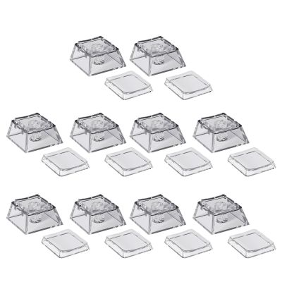 10pcs Transparency PC Keycaps Long Time Use Wear Resistance Optimized for Backlight Mechanical Keyboards Mechanical Keyboards Replacement Keycaps