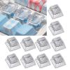 10pcs Transparency PC Keycaps Long Time Use Wear Resistance Optimized for Backlight Mechanical Keyboards Mechanical Keyboards Replacement Keycaps view 2