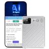 AI Voice Recorder, AI Transcription & Summary, APP Control AI Note Taking Device Supports 132+ Languages, 100H 64GB Memory, Magnetic Audio Recorder for Lectures, Learning, Meetings, Calls, Silver view 1