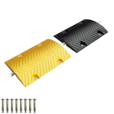 1-Channel Cable Protector,Heavy Cast Steel Heavy-Duty 176000 lbs Load-Bearing,for Highways,Industrial Areas and Areas with Heavy Traffic