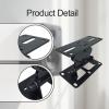 AsrMyjcx Wall Mounted Speaker Bracket Accessories Space Saving Sturdy Practical Metal Regulable Holder Speaker Hanger for Concert, Vertical view 2