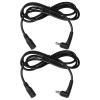 Create idea 2pcs 4.8x1.7mm DC Female to Male Extension Cable for Routers Power Adapters Small Speakers 100cm view 1
