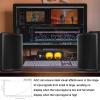 Dual Analog VU Meter Amplifier, RGB Sound Level Indicator Audio Switcher Box with DB Panel Display, Brightness/Color/Gain Adjustable for Tube Amps, Home Audio Component view 3