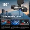 Dash Cam Front and Rear, 1080P Dash Camera for Cars, 3 Channel Car Camera Front Rear and Inside/Back with 32GB Card 5G Wireless WiFi, Loop Recording, Night Vision, HDR, G-Sensor, 24Hr Parking view 3