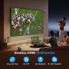 ANGEET 200M/660FT Wireless HDMI Transmitter and Receiver, 5G / 4K Decoding Wireless HDMI Extender Kit with KVM Function USB Mouse Port and 2 Antenna for Streaming Video, Plug and Play view 3