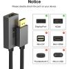 Ouxuefen High Performances DisplayPort to Hdmis Converters Supports 8K60Hz 4K120Hz Resolution for Graphics Cards Monitors view 4