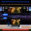 ANGEET 660FT/200M Wireless HDMI Transmitter and Receiver, Streaming Media Video/Audio KVM Wireless HDMI Extender 5G from Laptop/PC to TV/Monitor, 1080P@60Hz,Dual Antenna Design,Loop Out view 2
