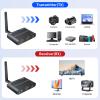 ANGEET 660FT/200M Wireless HDMI Transmitter and Receiver, Streaming Media Video/Audio KVM Wireless HDMI Extender 5G from Laptop/PC to TV/Monitor, 1080P@60Hz,Dual Antenna Design,Loop Out view 4