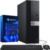 Dell OptiPlex 3070 Desktop Computer PC Intel Core i5-9500 6-Cores, 16GB DDR4 Ram, 512GB SSD, Dual 2 x 22 LED Monitors, WiFi, Wireless KB & Mouse, Windows 11 Pro (Renewed) view 2