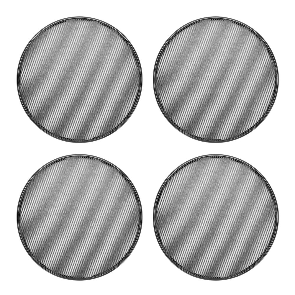 ASHATA 4Pcs Round Ceiling Speaker Grill Cover, Mesh Car Speaker Guard Grille Protector for DIY Home Theater, 6.7" Inner x 7" Outer