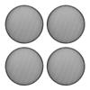 ASHATA 4Pcs Round Ceiling Speaker Grill Cover, Mesh Car Speaker Guard Grille Protector for DIY Home Theater, 6.7" Inner x 7" Outer view 1
