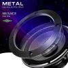 ASHATA 4Pcs Round Ceiling Speaker Grill Cover, Mesh Car Speaker Guard Grille Protector for DIY Home Theater, 6.7" Inner x 7" Outer view 3