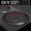 ASHATA 4Pcs Round Ceiling Speaker Grill Cover, Mesh Car Speaker Guard Grille Protector for DIY Home Theater, 6.7" Inner x 7" Outer view 4