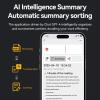Heayzoki, Note Voice Recorder with App Control, Transcribe, Summarize with GPT, 112 Languages, Noise Cancellation, Real Time Translation, for Phone Calls (16G) view 2