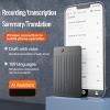 Heayzoki, Note Voice Recorder with App Control, Transcribe, Summarize with GPT, 112 Languages, Noise Cancellation, Real Time Translation, for Phone Calls (16G) view 3