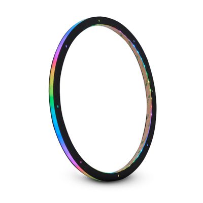 DS18 DLRING12 Digital LED Ring for 12" Subwoofers, 12-inch Speakers, Woofers, Sealed Acrylic, Water Resistant, Dynamic Lighting Effects