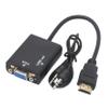 FTOMIKA HD 1080P HDMI-Compatible to VGA Adapter Male to Female Converter with Audio Cable for PC Tablet view 1
