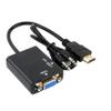 FTOMIKA HD 1080P HDMI-Compatible to VGA Adapter Male to Female Converter with Audio Cable for PC Tablet view 2