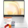 HP 14" HD Business & Student Laptop Computer, 8GB RAM 384GB Storage (128GB UFS + 256GB SD Card), Windows 11 S with 1-Year Microsoft Office 365, Intel N150, SageNova Earphones, Natural Silver view 1