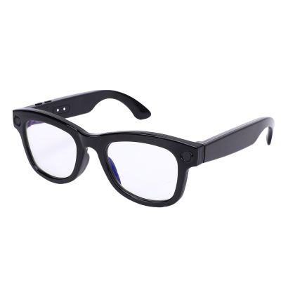 Asixxsix AI Smart Glasses, Bluetooth Translation Glasses with 5MP Camera, Blue Light Blocking, Music Playback and Video Recorder, Bluetooth Glasses for Men Women Travel Business