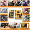 Luocute Bit Set, 74 Pieces Repair Devices with Flexible Shaft, Magnetic Tip and Rotating Handle for Smartphone, PC, Laptop, 360 Rotating Tip view 3