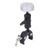 Depisuta Mini Mount, Adjustable Angle Aluminum Alloy Bracket with Double Ball Head for RV Yacht Ladder Poles view 3