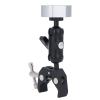 Depisuta Mini Mount, Adjustable Angle Aluminum Alloy Bracket with Double Ball Head for RV Yacht Ladder Poles view 4