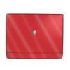 Glossy Glitter Laptop Skin Compatible with Alienware 18 Area-51 (2025) - Solid Red - Premium 3M Vinyl Protective Wrap Decal Cover - Easy to Apply | Crafted in The USA by MightySkins view 1