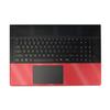 Glossy Glitter Laptop Skin Compatible with Alienware 18 Area-51 (2025) - Solid Red - Premium 3M Vinyl Protective Wrap Decal Cover - Easy to Apply | Crafted in The USA by MightySkins view 2