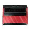 Glossy Glitter Laptop Skin Compatible with Alienware 18 Area-51 (2025) - Solid Red - Premium 3M Vinyl Protective Wrap Decal Cover - Easy to Apply | Crafted in The USA by MightySkins view 3