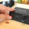 12V RCA Preamplifier, Audio Phono Preamp, Mini Stereo Headphone Signal Home Amplifier, Gain 20dB for Turntable Pre amp Dual OP AMP AUX10X NE5532, Input to 3.5mm Output, Power Adapter is NOT Included view 4