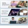 BZOO Flex 3-in-1 Smart Glasses with Bluetooth Audio, Photochromic & Anti-Blue Light Lenses, Waterproof TR90 Frame, Touch Controls view 4