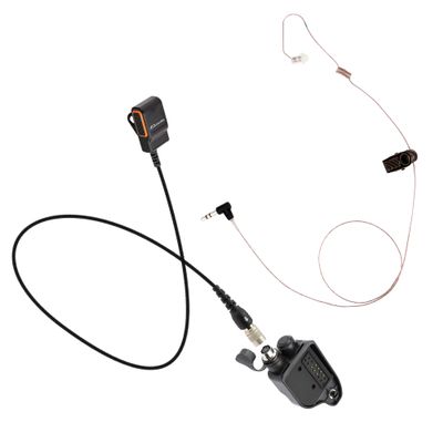 Arrowmax APT0530-AMAS01PS2235L-HR6M-PTT-HA02 Hirose 6-Pin Adapter with Tubeless Listen-Only Earpiece Compatible with Harris M/A-COM P5300 P5400 P5500 P7300 XG-15 XG-15P XG-25 XL-45 XG-75P XL-95P
