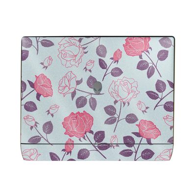 Glossy Glitter Laptop Skin Compatible with Alienware 16 Area-51 (2025) - Vintage Floral - Premium 3M Vinyl Protective Wrap Decal Cover - Easy to Apply | Crafted in The USA by MightySkins