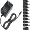 20V 2A Power Supply Adapter for 20volt 0.5A 0.8A 1A 1.5A 1.8A 2A, 500mA 800mA 1000mA 1500mA 1800mA 2000mA Equipment with 10 Tips ac dc Adapter DC Plug 5.5x2.1mm & 2.5mm view 1
