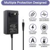 20V 2A Power Supply Adapter for 20volt 0.5A 0.8A 1A 1.5A 1.8A 2A, 500mA 800mA 1000mA 1500mA 1800mA 2000mA Equipment with 10 Tips ac dc Adapter DC Plug 5.5x2.1mm & 2.5mm view 3