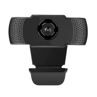 AENMINENAU E1Pf Portable Lightweight Webcam for Laptop Pc Computer Web Camera USB Webcam Black