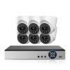 4K 8CH AHD DVR HD 8MP Cameras CCTV System Kit H.265+ Motion Detection Outdoor Smart IR-Cut Night Vision Surveillance Set(None,8CH DVR 6PCS Camera_UK Plug) view 1