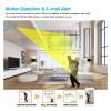 4K 8CH AHD DVR HD 8MP Cameras CCTV System Kit H.265+ Motion Detection Outdoor Smart IR-Cut Night Vision Surveillance Set(None,8CH DVR 6PCS Camera_UK Plug) view 4