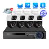 JUCFRDNJ 4CH Poe 6MP Camera System Video Surveillance Kit Security Camera Ptz Camera Outdoor Camera Two Way Audio Full Color Night(1T,4CH POE 3PCS 6MP CAM_AU Plug) view 2