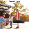 180 Inch Projector Screen with Stand, Foldable Front Rear Projection Movie Carry Bag for Outdoor Nights, Camping view 3