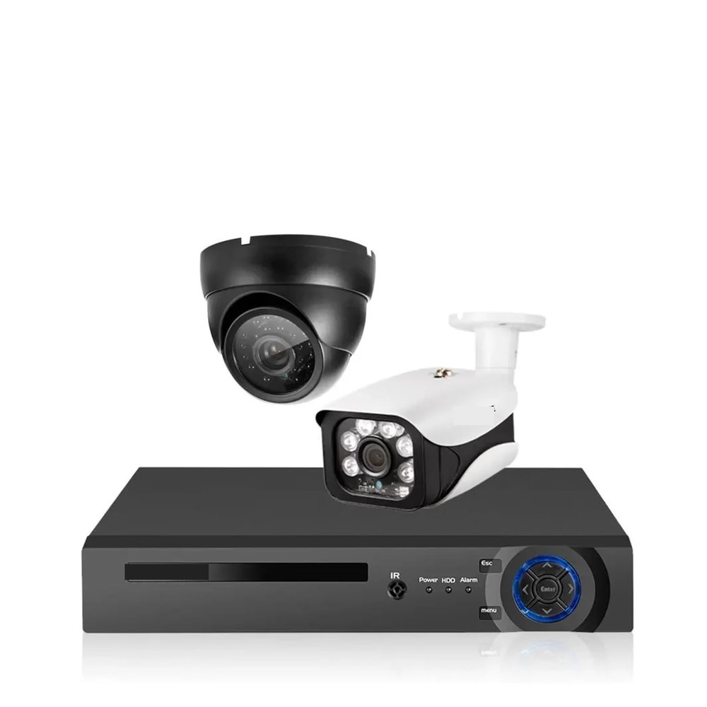 4K 8CH DVR CCTV Video Surveillance Kit Face Detection AHD Dome Bullet Camera Kit Outdoor 8MP DVR Security Camera System Set 4CH(None,8CH 2 Camera_US Plug)