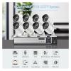 8CH HD 5.0MP H.265+ Security Camera System with 5MP 2592X1944 Outdoor/Indoor IP Camera Audio Face Detect CCTV Surveillance Set(None,8CH NVR and 4 Camera_AU Plug) view 3